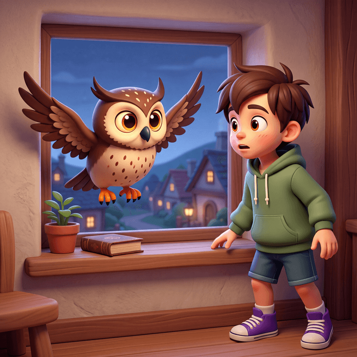 Sage and Oliver the wise owl
