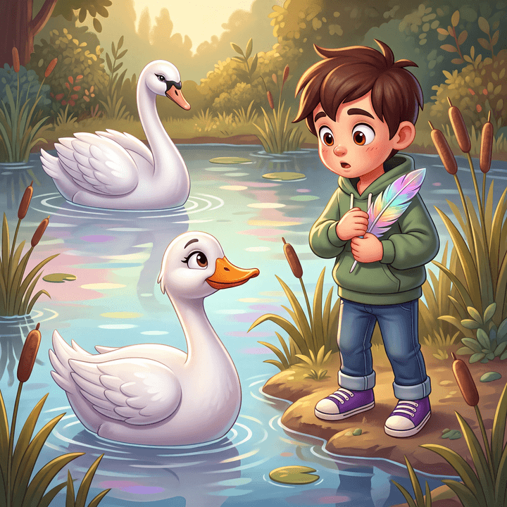 Sage meets Grace the goose